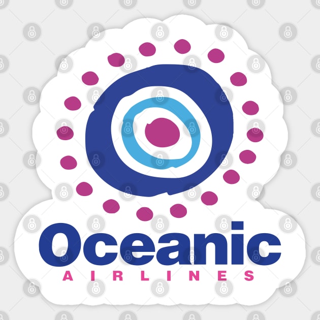 Oceanic Airlines Sticker by Scar